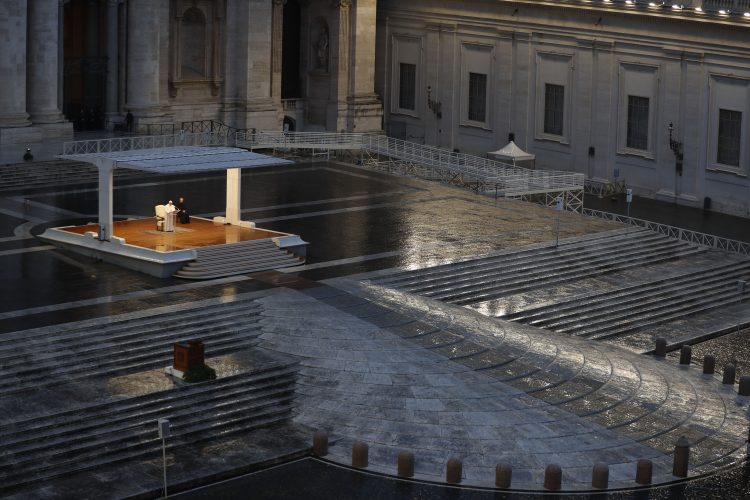 What happens when a pandemic locks down a globe-trotting pope?